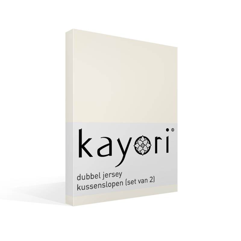 Kayori Saiko taies d’oreiller double jersey (lot de 2)