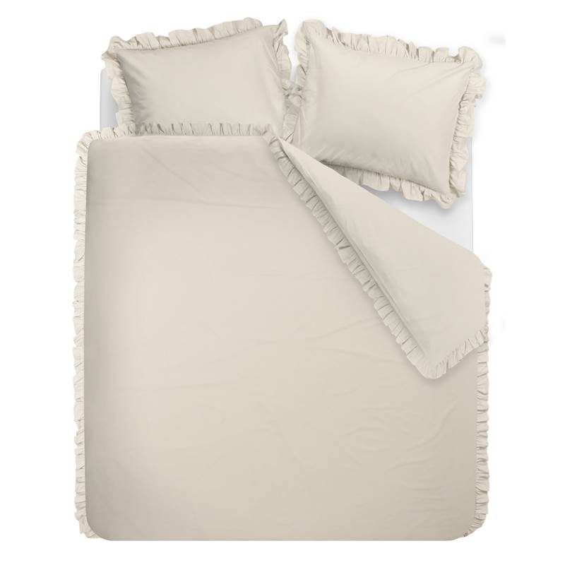 Ambiante Uni Ruffle housse de couette