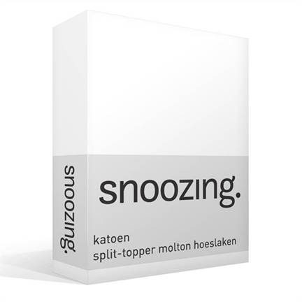 Snoozing drap-housse molleton coton surmatelas TR 