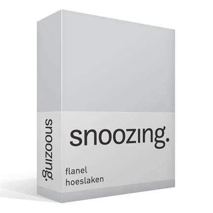 Snoozing drap-housse flanelle