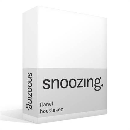 Snoozing drap-housse flanelle