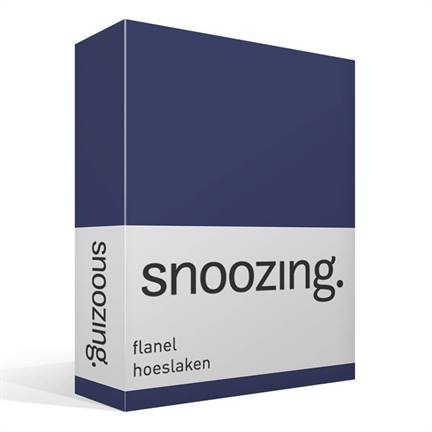 Snoozing drap-housse flanelle