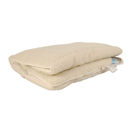 Snoozing Texel surmatelas en laine pour lit enfant