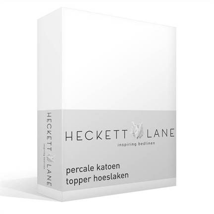 Heckettlane drap-housse surmatelas en percale de coton