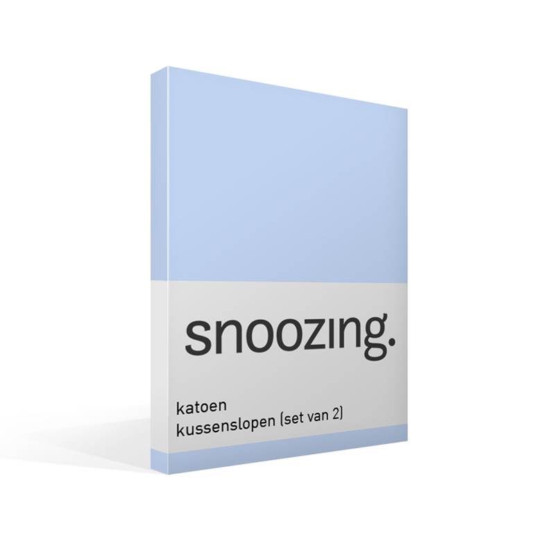Snoozing taies d'oreiller coton (lot de 2)