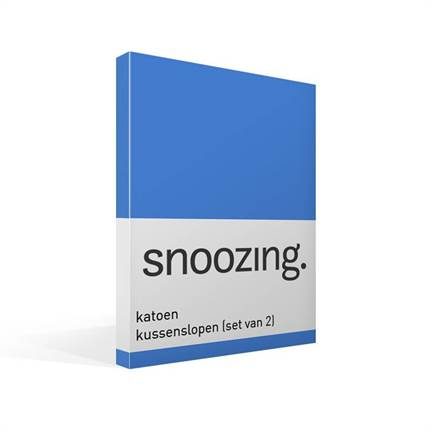 Snoozing taies d'oreiller coton 57 fils (lot de 2)