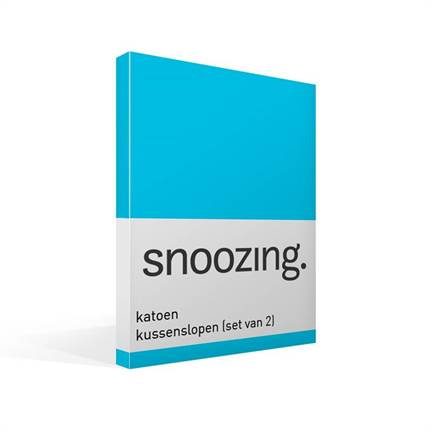 Snoozing taies d'oreiller coton (lot de 2)