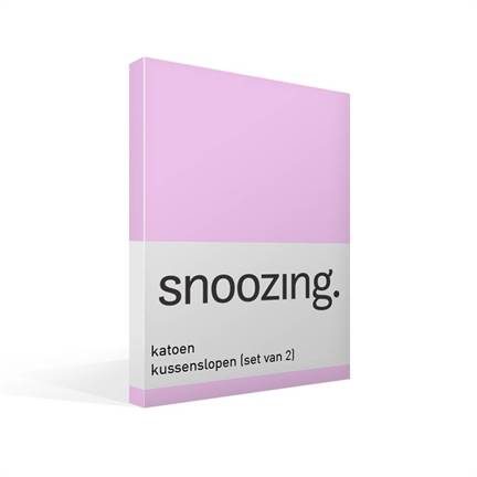 Snoozing taies d'oreiller en coton (lot de 2)