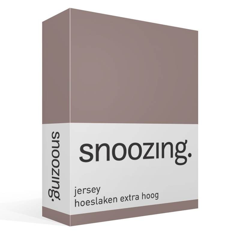 Snoozing drap-housse grand bonnet jersey