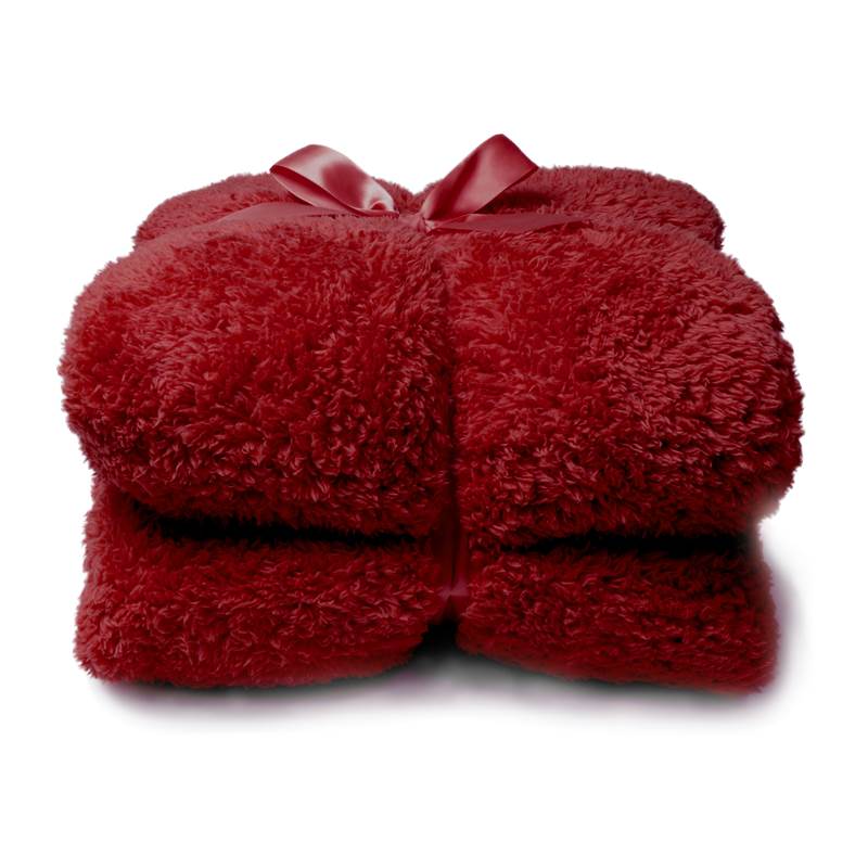 Unique Living Teddy Plaid polaire