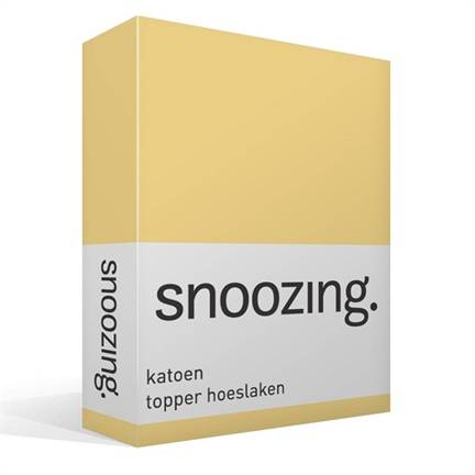 Snoozing drap-housse surmatelas coton 57 fils