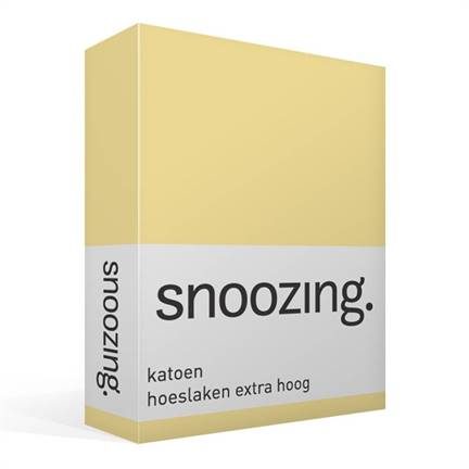 Snoozing drap-housse grand bonnet coton