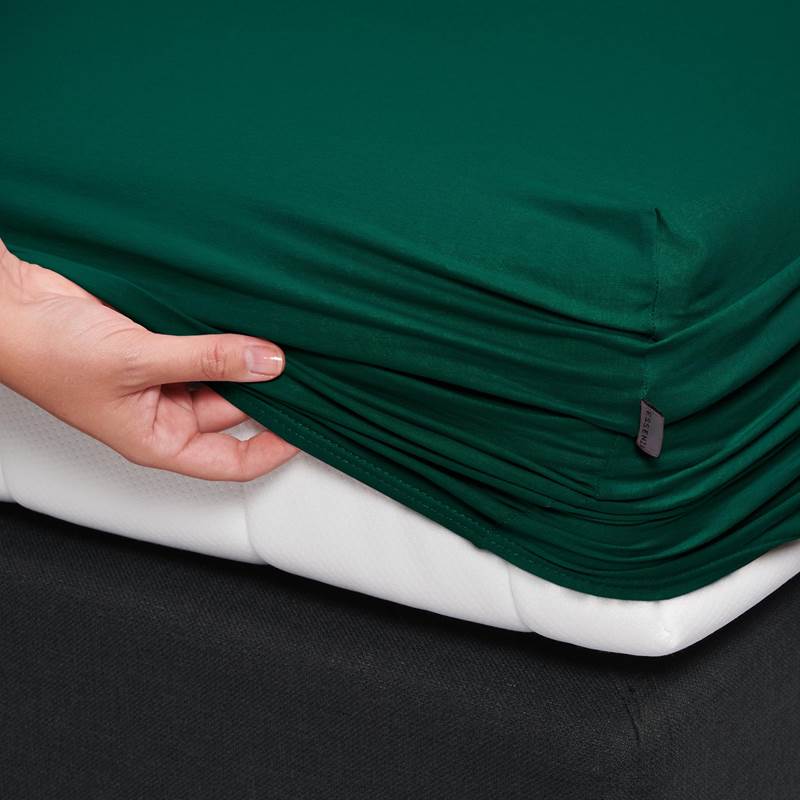 Essenza Premium drap-housse grand bonnet en jersey - Vert ...
