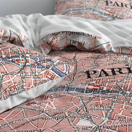 Covers & Co Paris Citymap housse de couette
