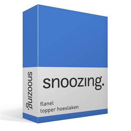 Snoozing drap-housse surmatelas flanelle