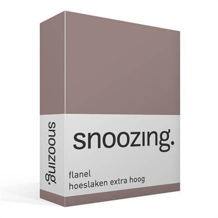 Snoozing drap-housse grand bonnet flanelle