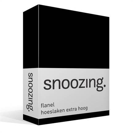 Snoozing drap-housse grand bonnet flanelle