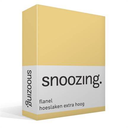 Snoozing drap-housse grand bonnet flanelle