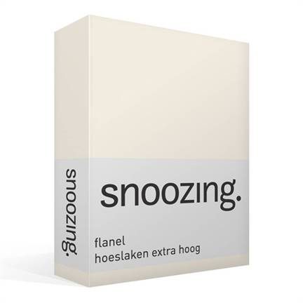Snoozing drap-housse grand bonnet flanelle
