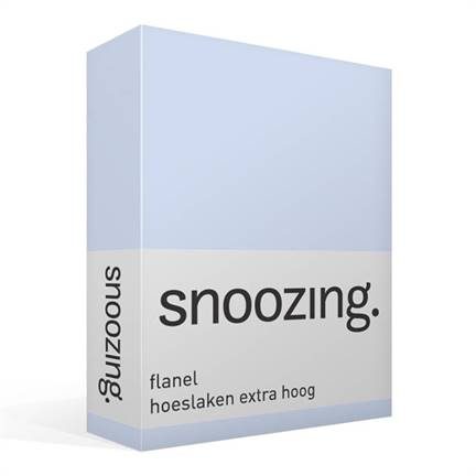 Snoozing drap-housse grand bonnet flanelle