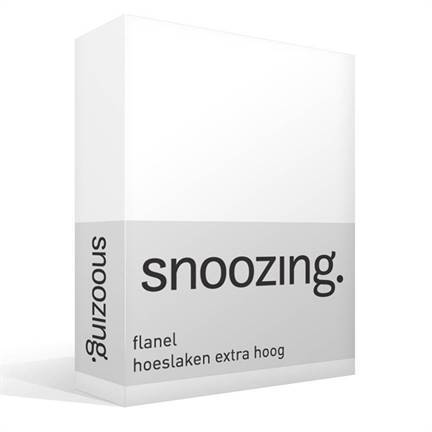 Snoozing drap-housse grand bonnet flanelle