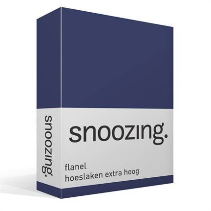 Snoozing drap-housse grand bonnet flanelle