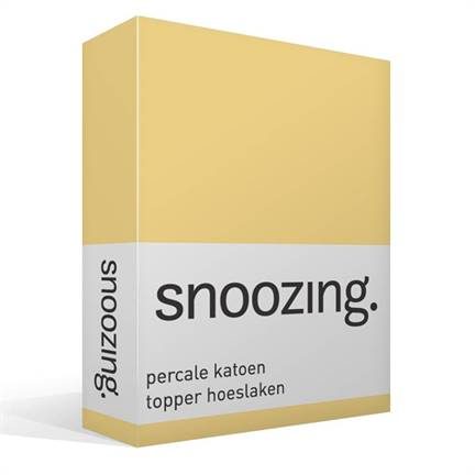 Snoozing drap-housse surmatelas percale