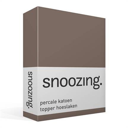 Snoozing drap-housse surmatelas percale