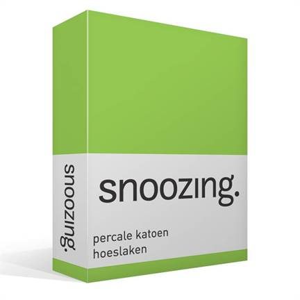Snoozing drap-housse percale