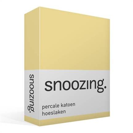 Snoozing drap-housse percale