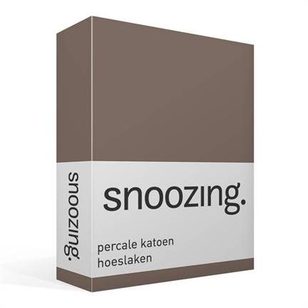 Snoozing drap-housse percale