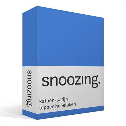 Snoozing drap-housse surmatelas satin