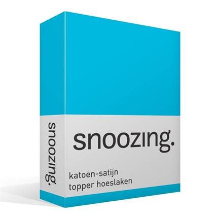 Snoozing drap-housse surmatelas satin