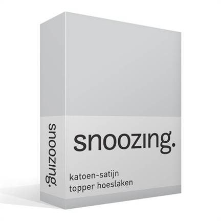 Snoozing drap-housse surmatelas satin