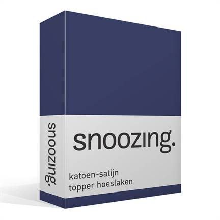 Snoozing drap-housse surmatelas satin