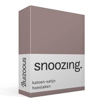Snoozing drap-housse satin