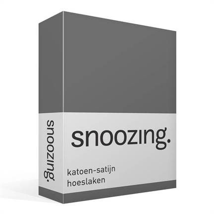 Snoozing drap-housse satin