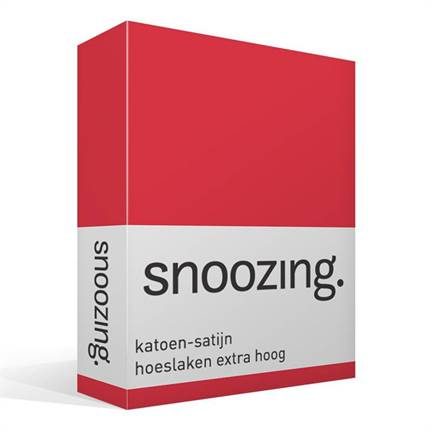 Snoozing drap-housse grand bonnet satin