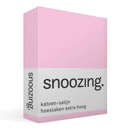 Snoozing drap-housse grand bonnet satin