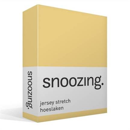 Snoozing drap-housse jersey stretch