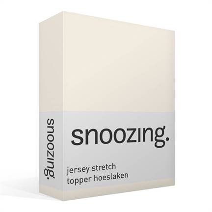 Snoozing drap-housse surmatelas jersey stretch