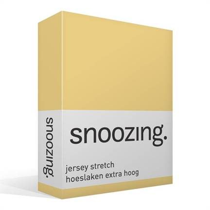 Snoozing drap-housse grand bonnet jersey stretch