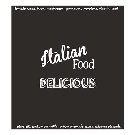 DDDDD Italian Food Essuie-mains