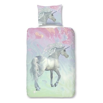 Good Morning Unicorn housse de couette enfant