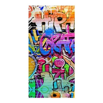 Good Morning Graffiti serviette de plage