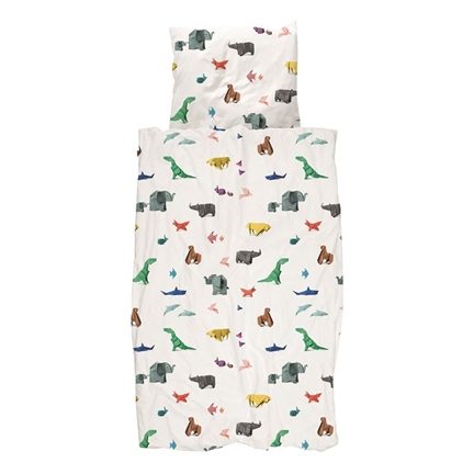 SNURK Animaux Origami housse de couette 