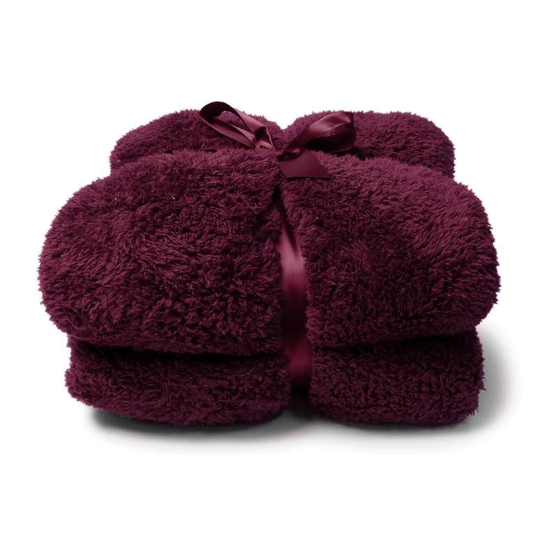 Unique Living Teddy plaid polaire