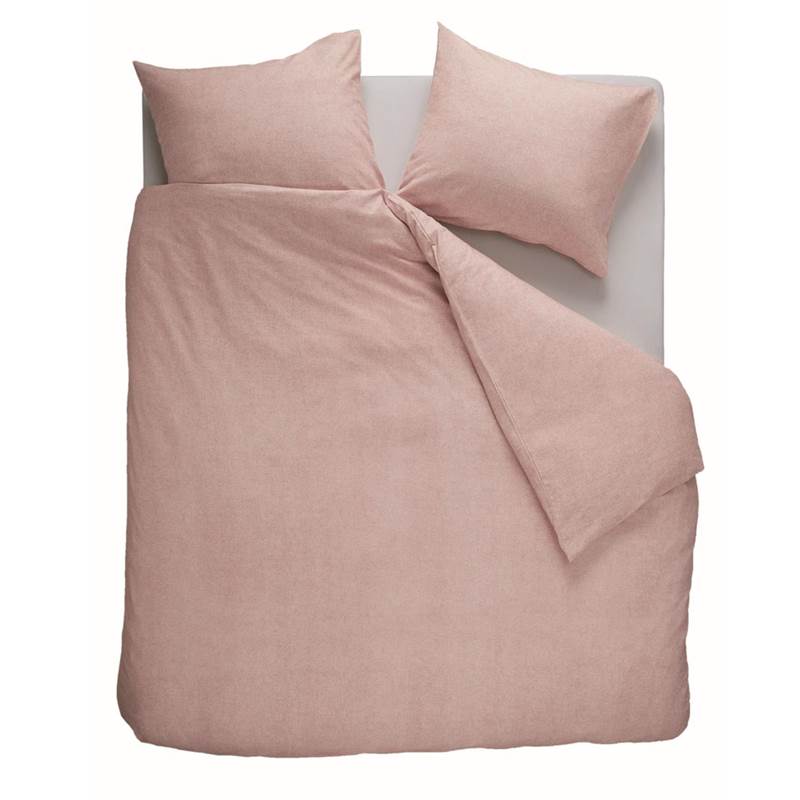 Beddinghouse Frost housse de couette en flanelle rose poudré