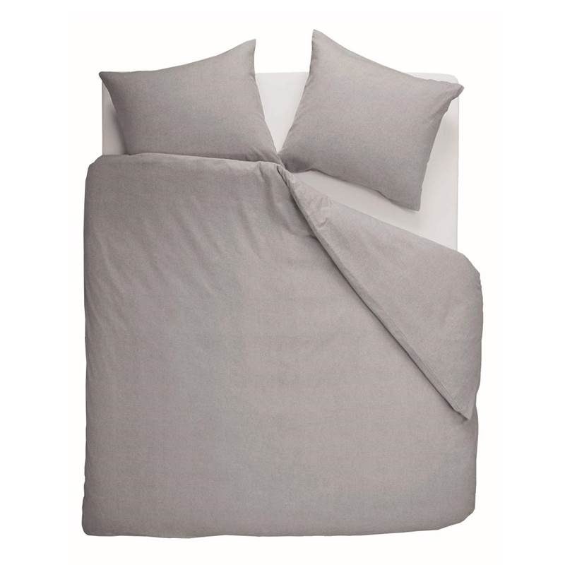 Beddinghouse Givre housse de couette en flanelle gris clair