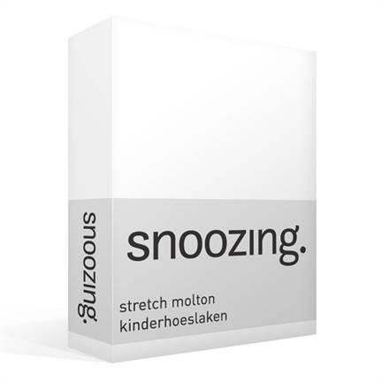 Snoozing drap-housse molleton stretch pour lit d'enfant